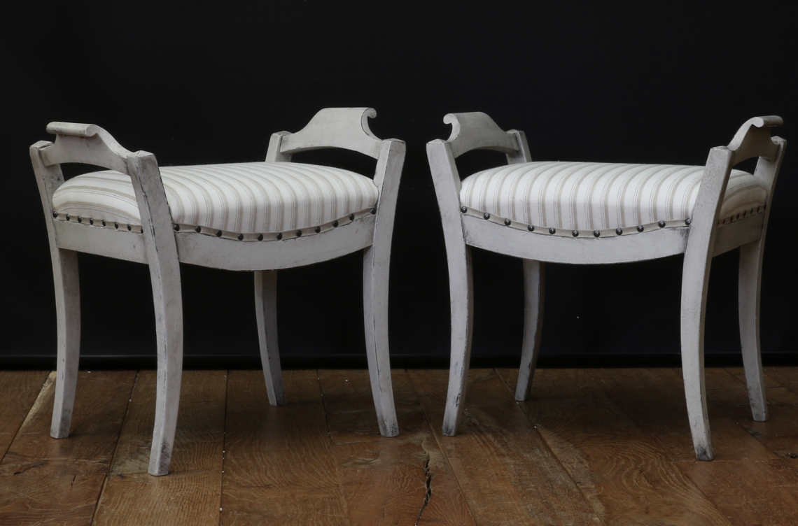 Pair of Swedish Stools